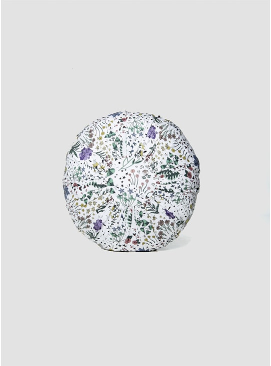 ALMOFADA FLORAL POP BEGE COLORIDO