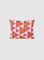 ALMOFADA TRIANGULOS ROSA