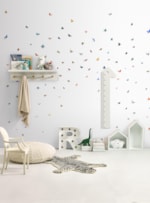 AMOSTRA PAINEL BORBOLETA MULTICOLORIDO FUNDO BRANCO