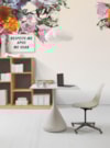 PAINEL FLORA III FUNDO BEGE 290 cm