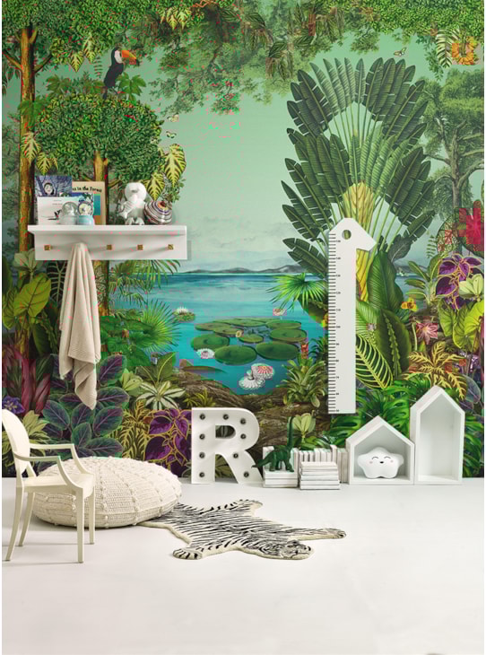 AMOSTRA PAINEL FOREST AND NO MACHINE COLORIDO
