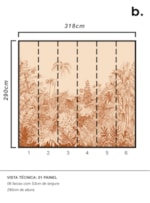 AMOSTRA PAINEL MATA ATLÂNTICA LARANJA