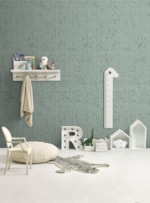 PAINEL DE PAREDE FRACTAL NATURAL AZUL