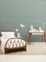 PAINEL DE PAREDE FRACTAL NATURAL AZUL