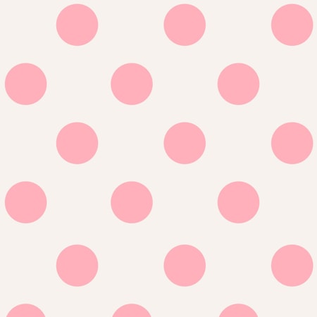 Papel De Parede Bolas Rosa Branco Regina Strumpf Brancopapeldeparede