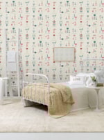 PAPEL DE PAREDE COLEÇÃO VERMELHO E VERDE