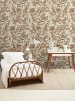 PAPEL DE PAREDE JARDIM PAISLEY BRANCO